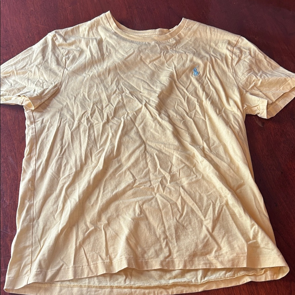 Polo Ralph Lauren Cream Short Sleeve Tee size Large.